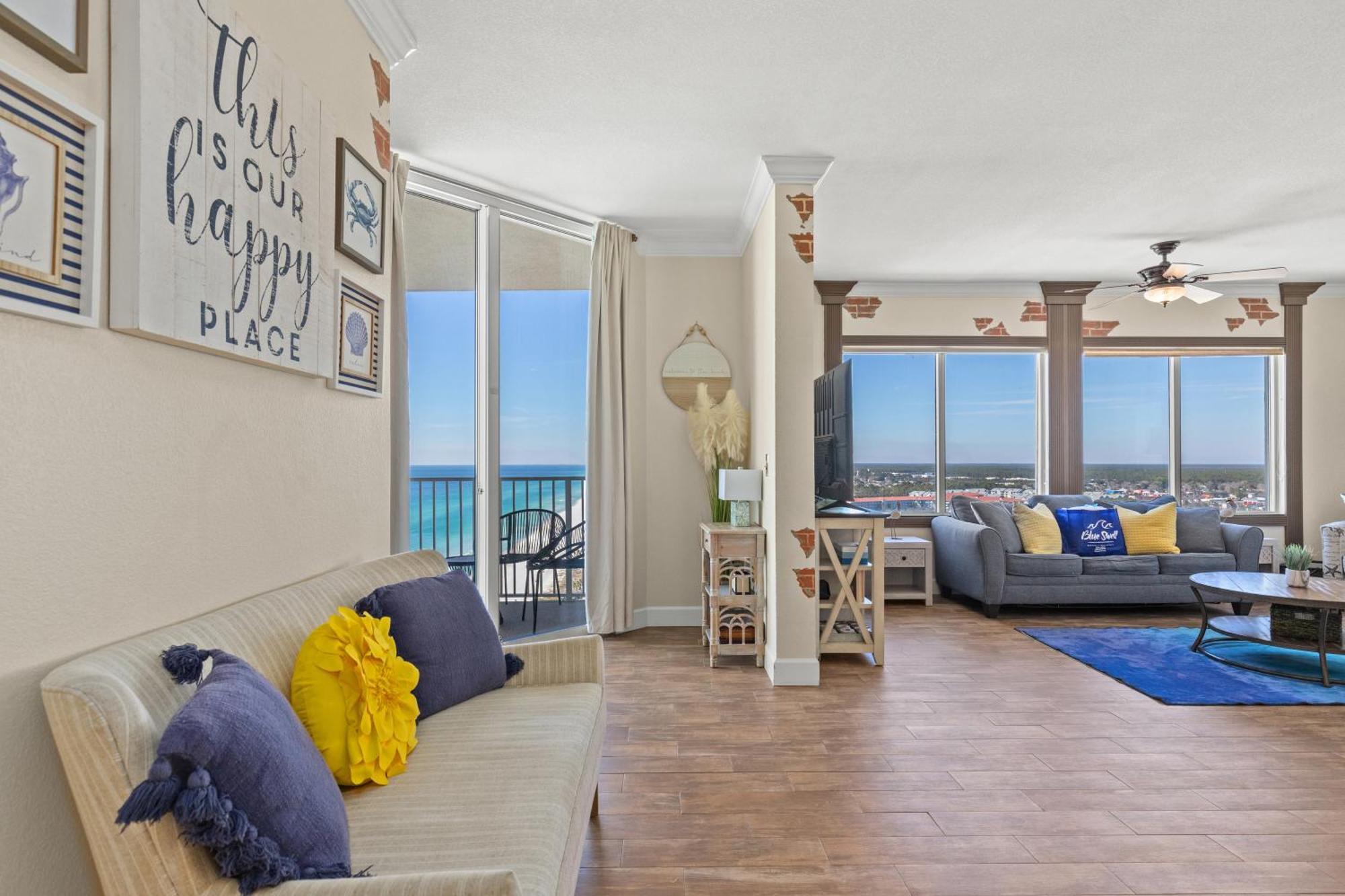 Holiday home End Unit - Directly On The Gulf! Sleeps 6! Italian Luxury Furnishings!